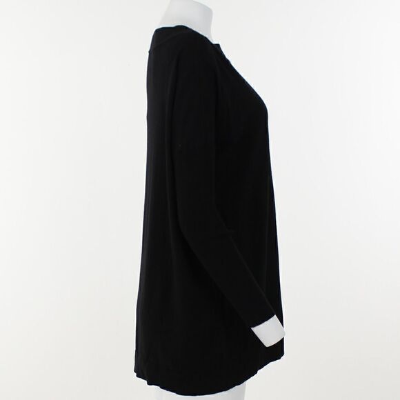 Anne Klein Anne Black Women's Long Sleeve High Neck Pullover - Picture 5 of 5